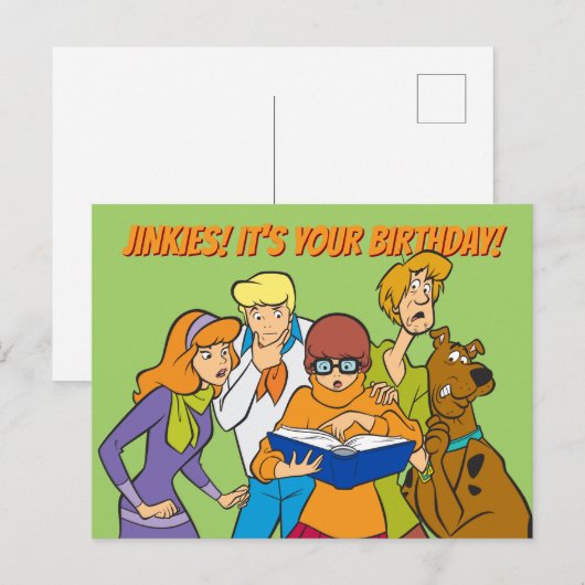 Scooby-Doo en het Gang Investigate Book Briefkaart (Voorkant / Achterkant)