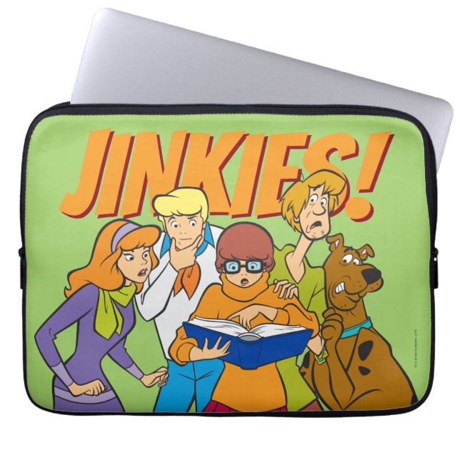 Scooby-Doo en het Gang Investigate Book Laptop Sleeve (Voorkant)