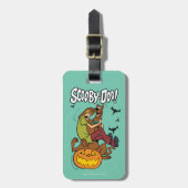 Scooby-Doo en Shaggy Halloween Fright Bagagelabel (Voorkant verticaal)