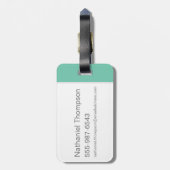 Scooby-Doo en Shaggy Halloween Fright Bagagelabel (Achterkant verticaal)