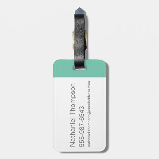 Scooby-Doo en Shaggy Halloween Fright Bagagelabel (Achterkant verticaal)