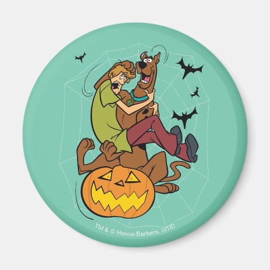 Scooby-Doo en Shaggy Halloween Fright Magneet (Voorkant)