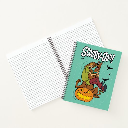 Scooby-Doo en Shaggy Halloween Fright Notitieboek (Binnen)