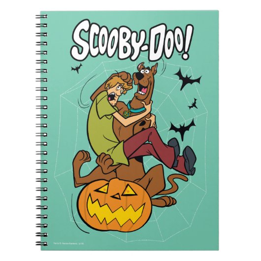 Scooby-Doo en Shaggy Halloween Fright Notitieboek (Voorkant)