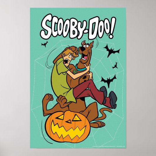 Scooby-Doo en Shaggy Halloween Fright Poster (Voorkant)