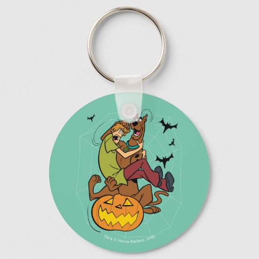 Scooby-Doo en Shaggy Halloween Fright Sleutelhanger (Voorkant)