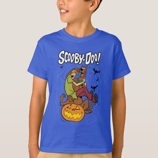 Scooby-Doo en Shaggy Halloween Fright T-shirt (Voorkant)