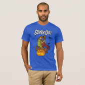 Scooby-Doo en Shaggy Halloween Fright T-shirt (Voorkant volledig)