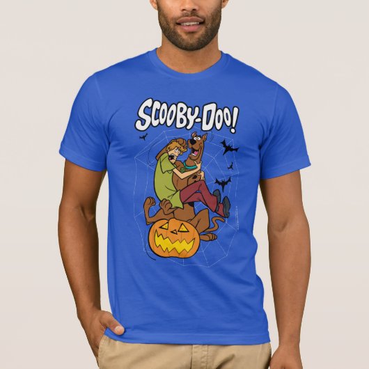 Scooby-Doo en Shaggy Halloween Fright T-shirt (Voorkant)