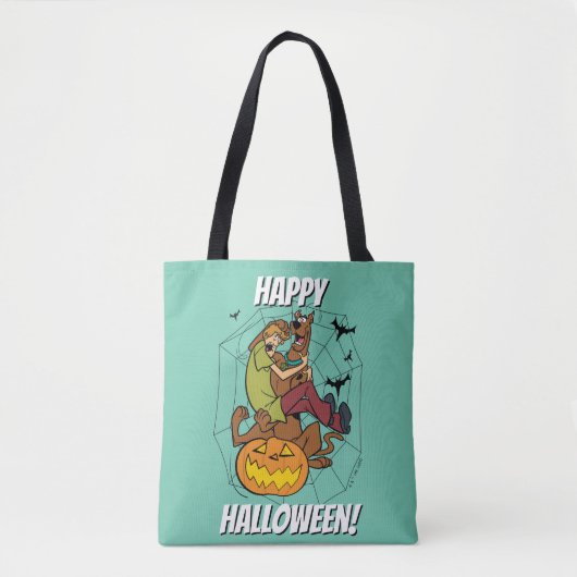 Scooby-Doo en Shaggy Halloween Fright Tote Bag (Voorkant)
