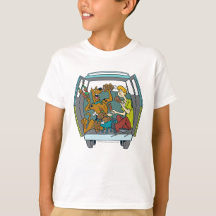 Scooby-doo en shaggy in Mystery Machine T-shirt
