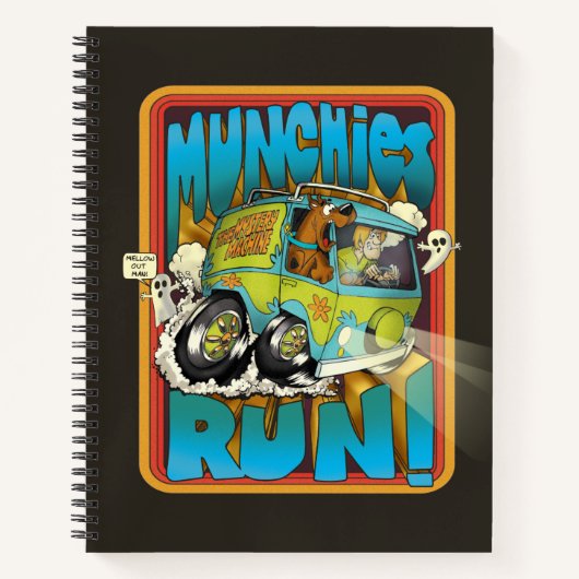 Scooby-Doo en Shaggy "Munchies run!" Notitieboek (Voorkant)