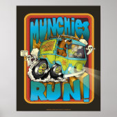 Scooby-Doo en Shaggy "Munchies run!" Poster (Voorkant)