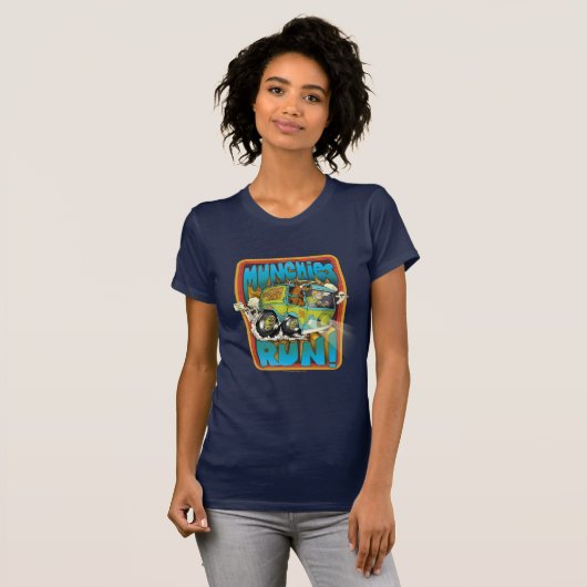 Scooby-Doo en Shaggy "Munchies run!" T-shirt (Voorkant volledig)