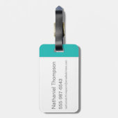 Scooby-Doo en Shaggy Zoinks. Bagagelabel (Achterkant verticaal)