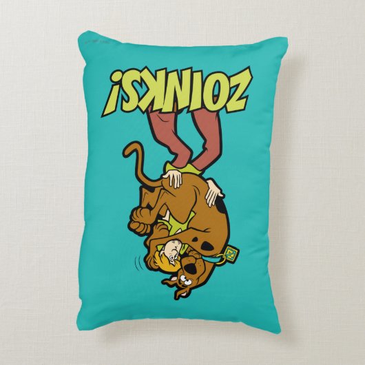 Scooby-Doo en Shaggy Zoinks. Decoratief Kussen (Achterkant (Verticaal))