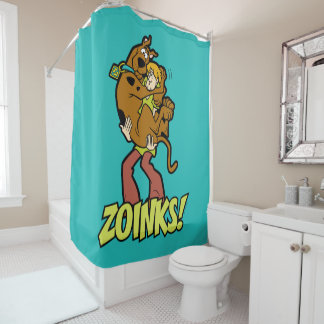 Scooby-Doo en Shaggy Zoinks. Douchegordijn