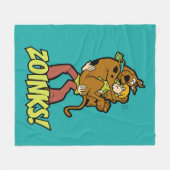 Scooby-Doo en Shaggy Zoinks. Fleece Deken (Voorkant (Horizontaal))