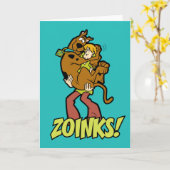 Scooby-Doo en Shaggy Zoinks. Kaart (Gele Bloem)