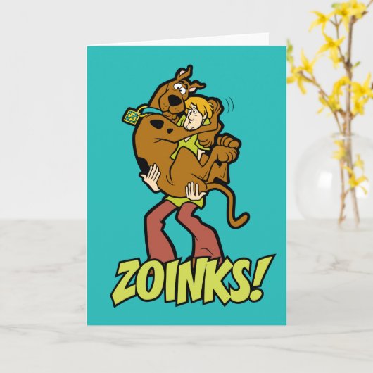 Scooby-Doo en Shaggy Zoinks. Kaart (Gele Bloem)