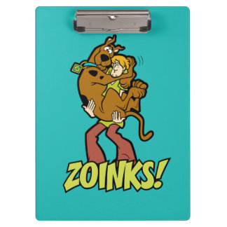Scooby-Doo en Shaggy Zoinks. Klembord