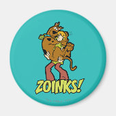 Scooby-Doo en Shaggy Zoinks. Magneet (Voorkant)