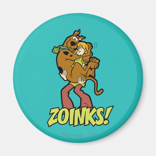Scooby-Doo en Shaggy Zoinks. Magneet (Voorkant)