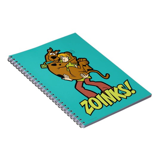 Scooby-Doo en Shaggy Zoinks. Notitieboek (Rechterzijde)