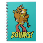 Scooby-Doo en Shaggy Zoinks. Notitieboek (Voorkant)