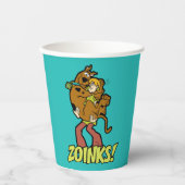 Scooby-Doo en Shaggy Zoinks. Papieren Bekers (Voorkant)