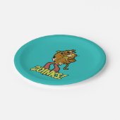 Scooby-Doo en Shaggy Zoinks. Papieren Bordje (Gekanteld)