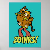 Scooby-Doo en Shaggy Zoinks. Poster (Voorkant)