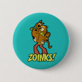 Scooby-Doo en Shaggy Zoinks. Ronde Button 5,7 Cm (Voorkant)