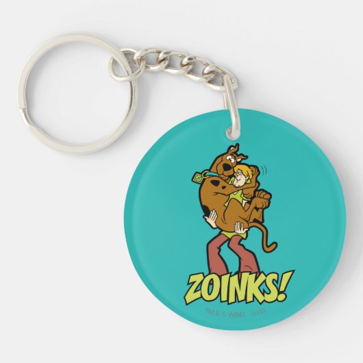 Scooby-Doo en Shaggy Zoinks. Sleutelhanger (Voorkant)