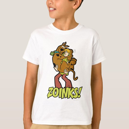 Scooby-Doo en Shaggy Zoinks. T-shirt (Voorkant)