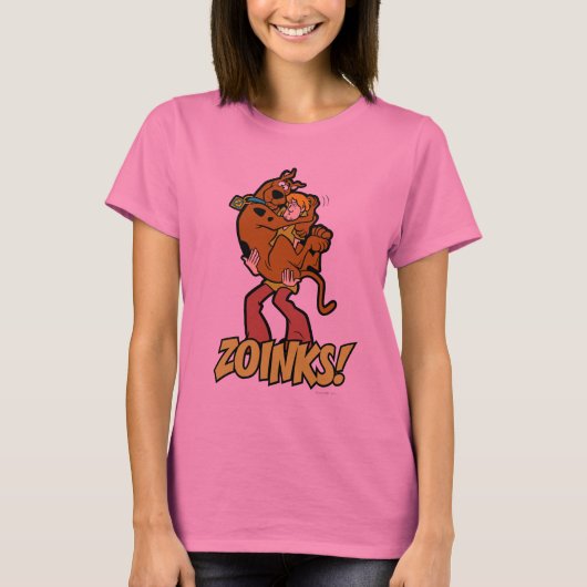 Scooby-Doo en Shaggy Zoinks. T-shirt (Voorkant)
