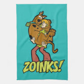 Scooby-Doo en Shaggy Zoinks. Theedoek (Verticaal)