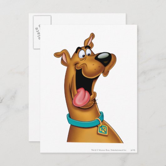 Scooby-Doo Excited Face Briefkaart (Voorkant / Achterkant)