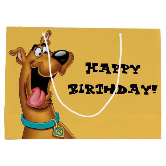 Scooby-Doo Excited Face Groot Cadeauzakje (Achterkant)