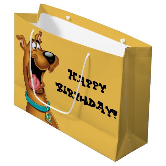 Scooby-Doo Excited Face Groot Cadeauzakje (Voorkant Gekanteld)