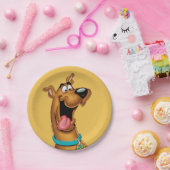 Scooby-Doo Excited Face Papieren Bordje (Feest)