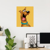 Scooby-Doo Excited Face Poster (Thuiskantoor)