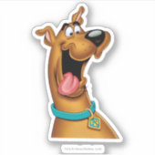 Scooby-Doo Excited Face Sticker (Voorkant)