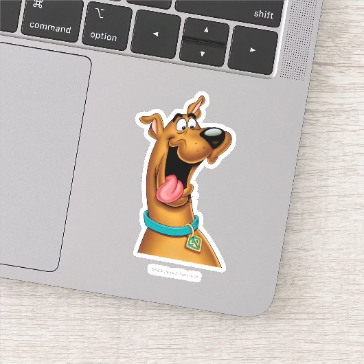 Scooby-Doo Excited Face Sticker (Detail)