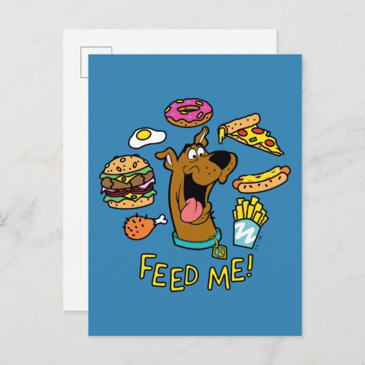 Scooby-Doo Feed Me! Briefkaart (Voorkant / Achterkant)