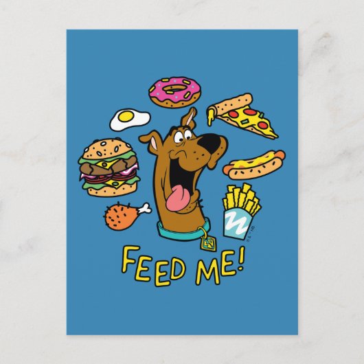 Scooby-Doo Feed Me! Briefkaart (Voorkant)