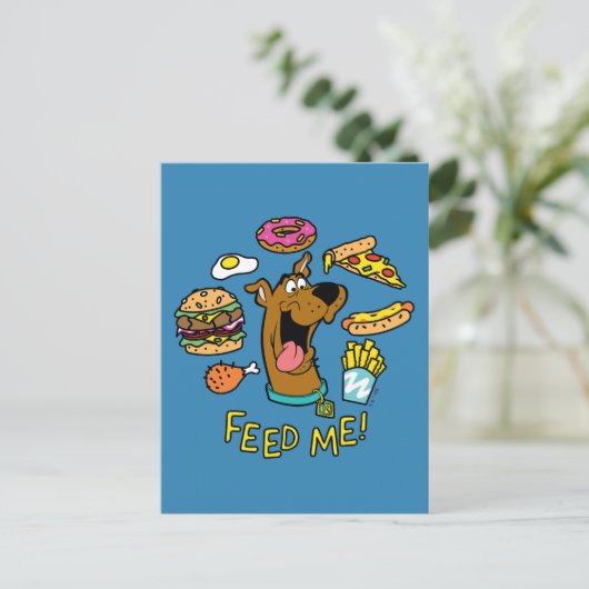 Scooby-Doo Feed Me! Briefkaart (Staand voorkant)