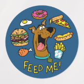 Scooby-Doo Feed Me. Labels (Design 2)