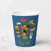 Scooby-Doo Feed Me. Papieren Bekers (Voorkant)
