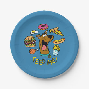 Scooby-Doo Feed Me. Papieren Bordje